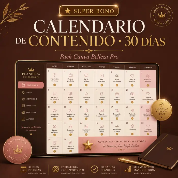 Super Bono: Calendario de Contenido de 30 Días