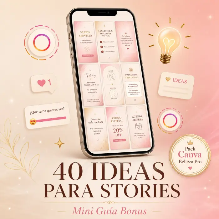 Bono 4: Mini Guía de Ideas para Stories